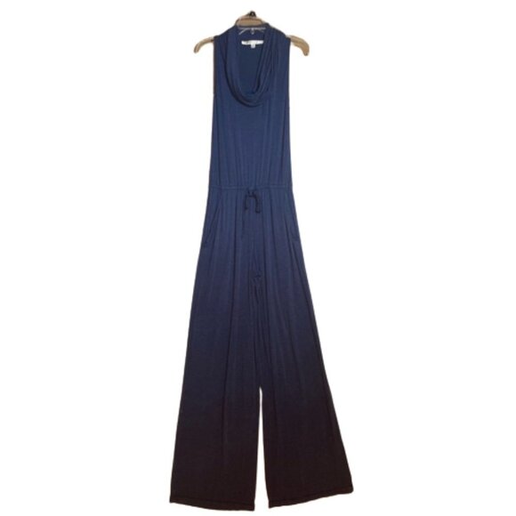 Max Studio Sleeveless Cowl Neck Jumpsuit M  stretchy knit comfy - Picture 3 of 10